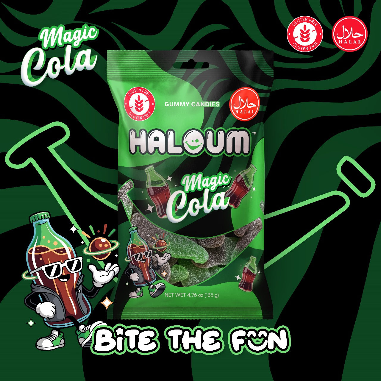 Magic Cola Haloum Candy 135 g