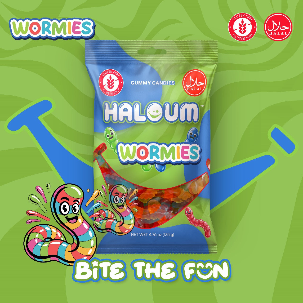 Wormies Haloum Candy 135 g