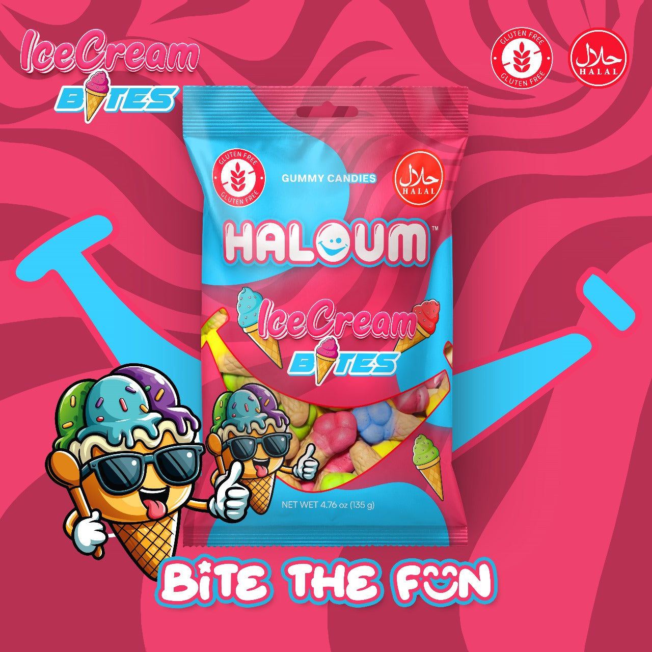 Ice Cream Haloum Candy 135 g