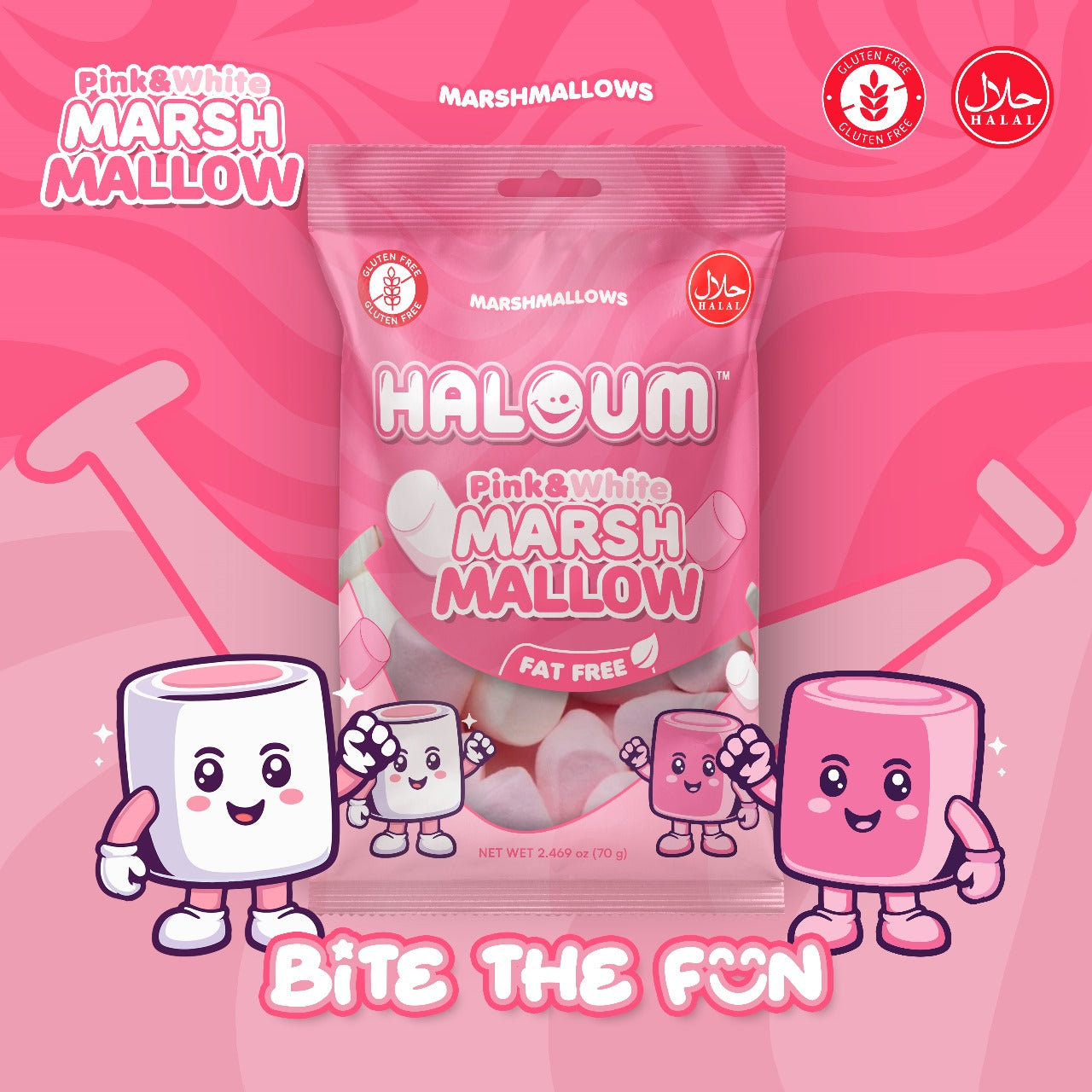 Pink&White Marshmallow