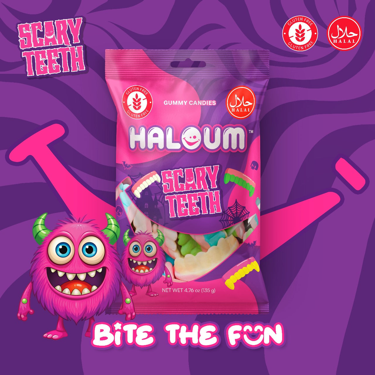 Scary Teeth Haloum Candy 135 g