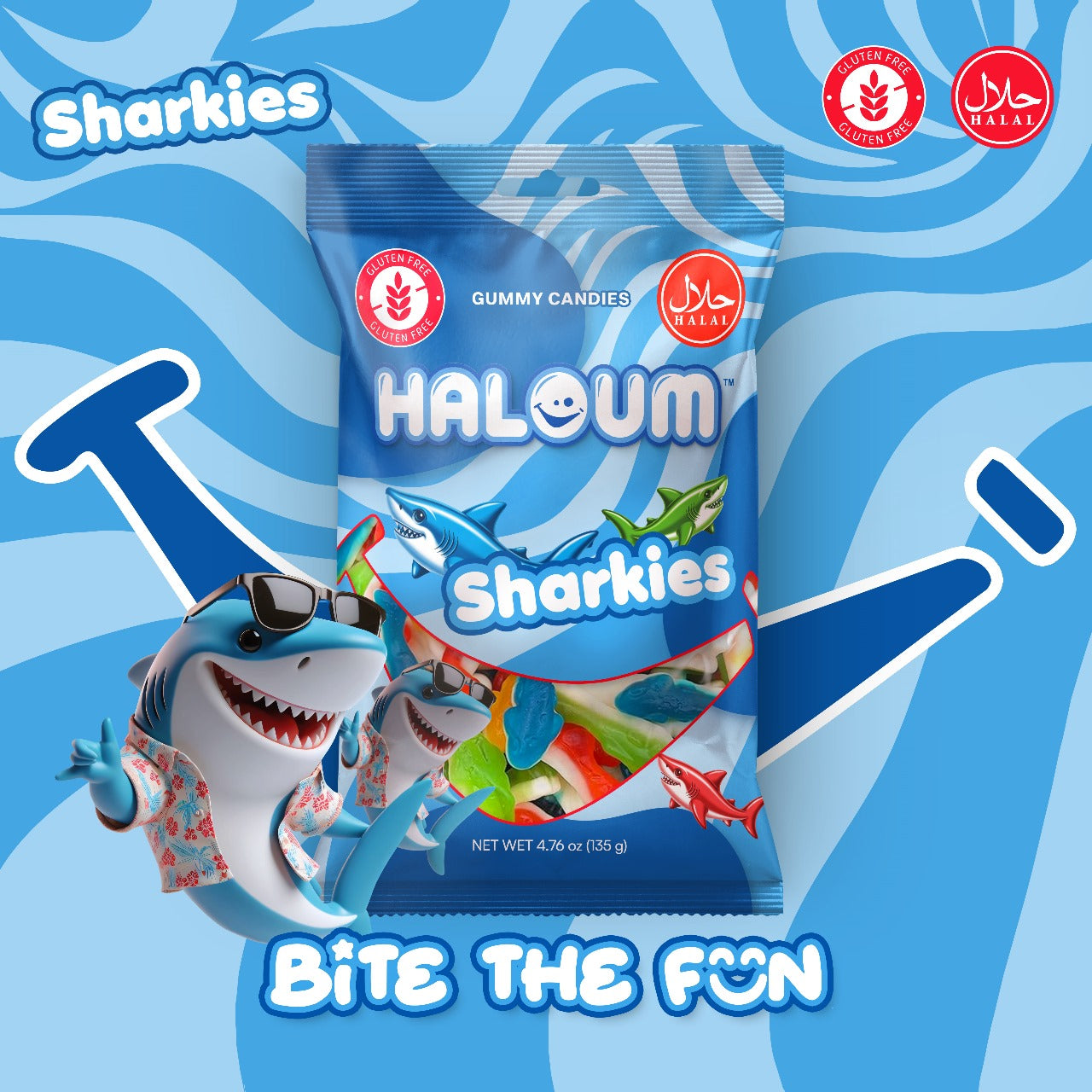 Sharkies Haloum Candy 135 g
