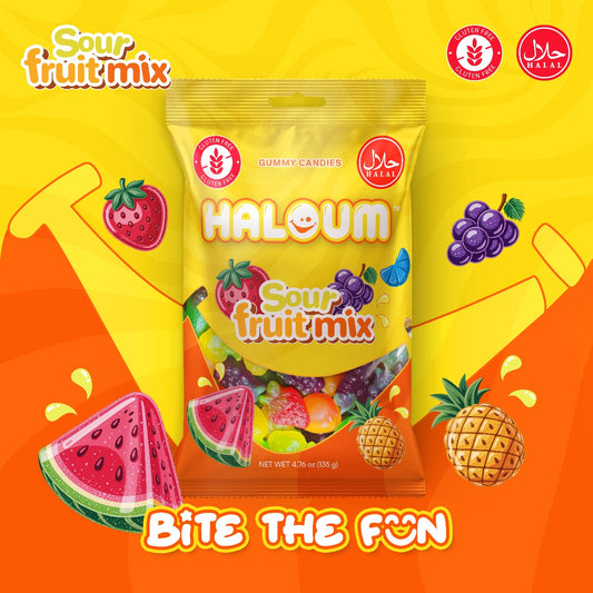 Sour Fruit Mix Haloum Candy 135 g