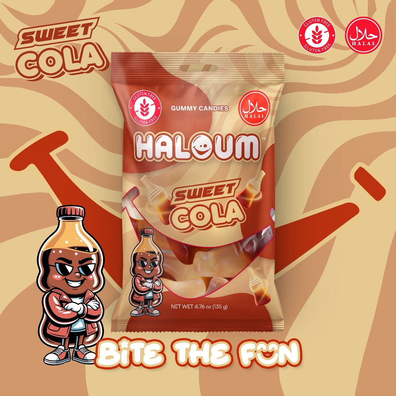 Sweet Cola Haloum Candy 135 g
