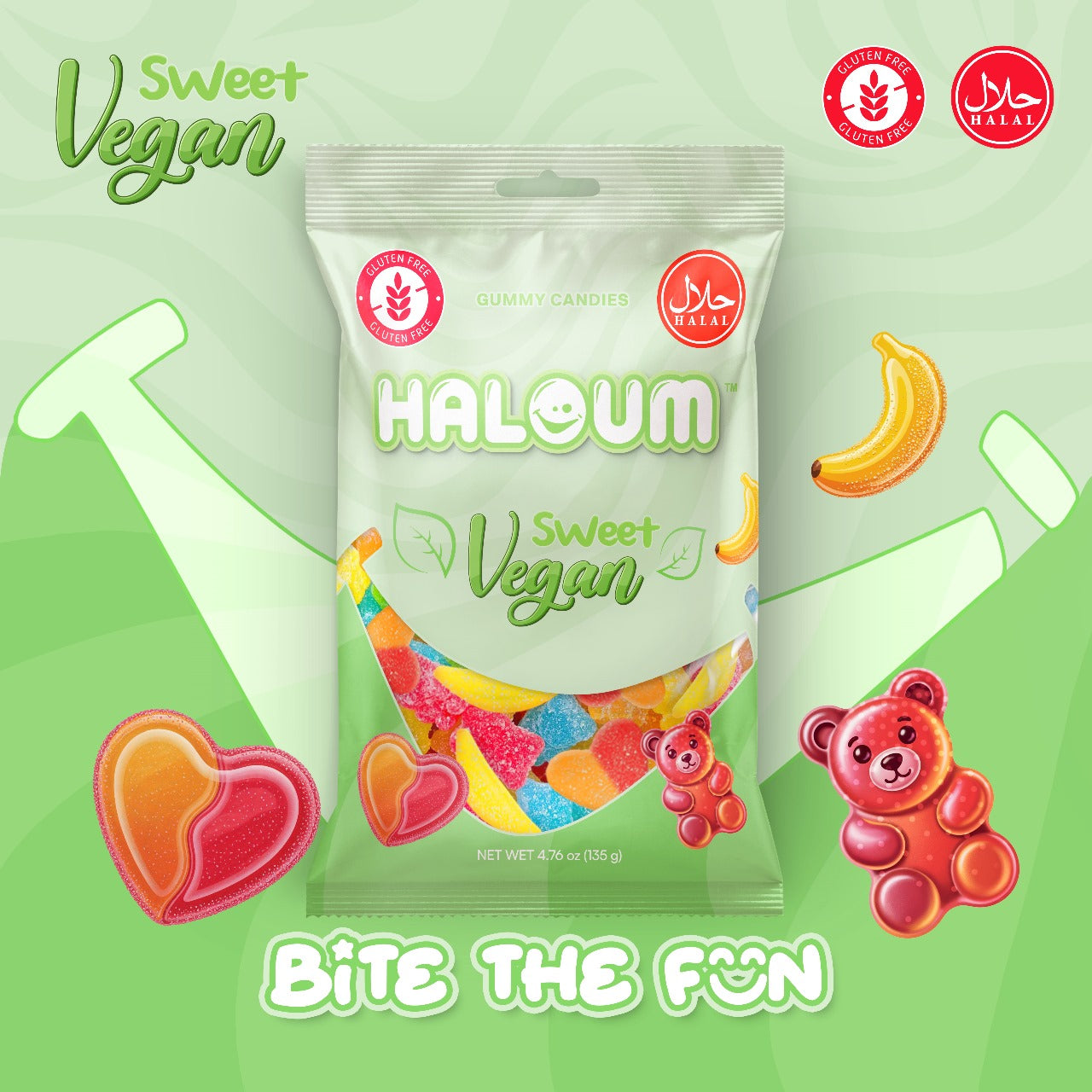 Sweet Vegan Haloum Candy 135 g