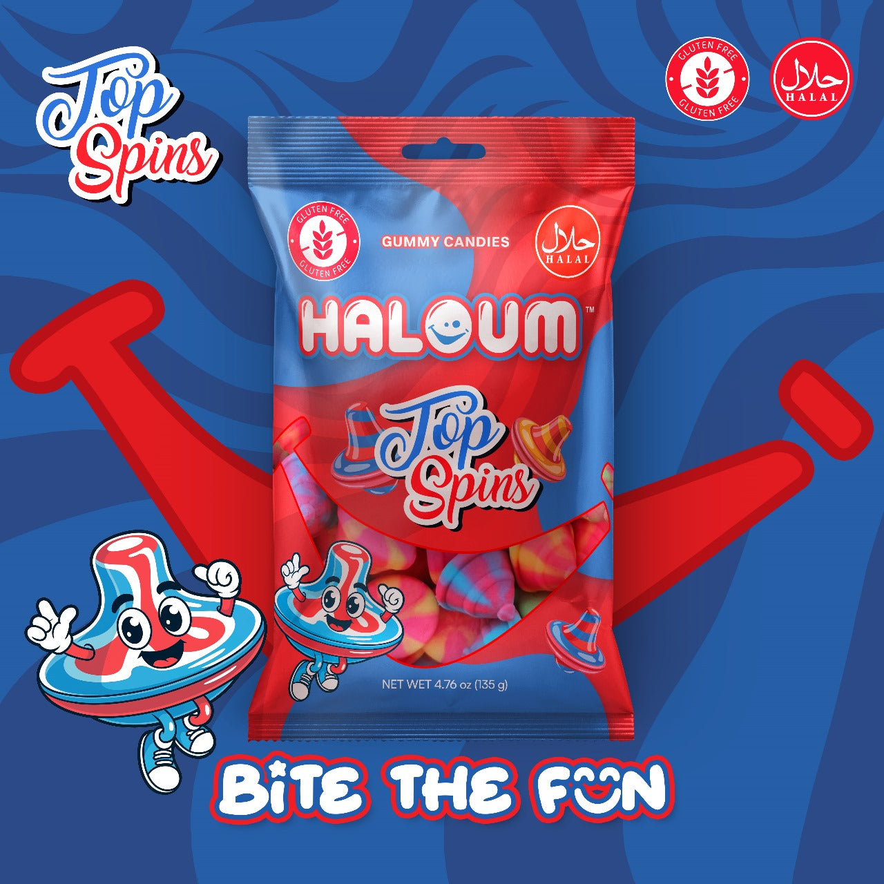 Top Spins Haloum Candy 135 g